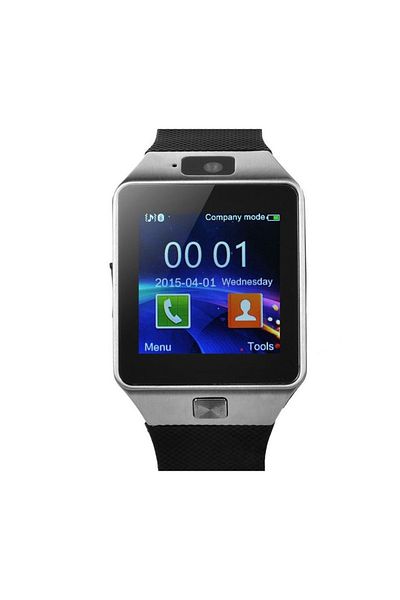 TECHSTAR Smartwatch Techstar® DZ09, 1.56inch LCD, SIM, MicroSD Compatible, Camera, Call, SMS, Pedometer, Slee