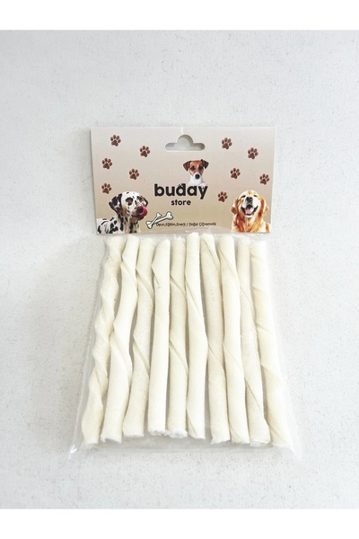 Buddy Store Naturel Sütlü Burgu Stick: Lezzetli ve Uzun Süreli Çiğneme Keyfi ...