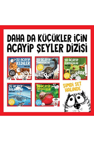 Uğurböceği Yayınları مجموعة Acayip Seyler للأطفال الصغار 1 (5 كتب)