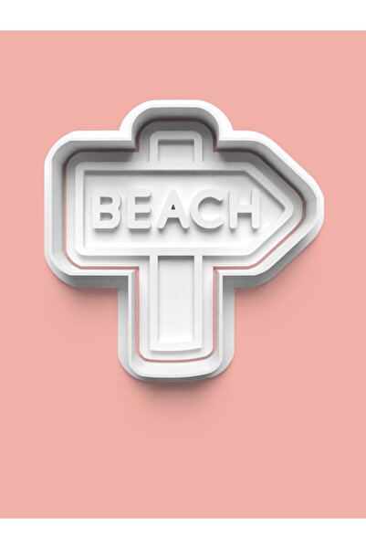 AKTASTORE قالب كوكيز على شكل شاطئ البحر وقالب عجينة السكر