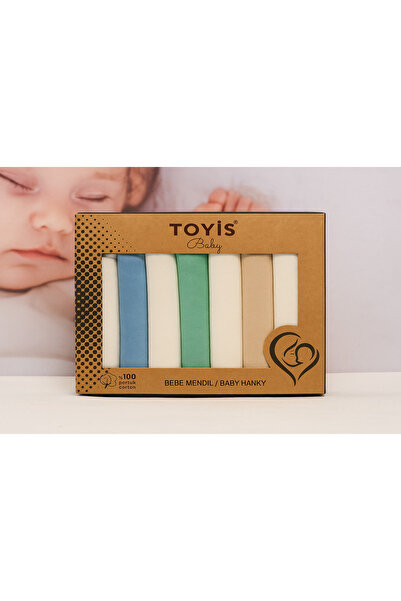 RaSen Collection %100 PAMUK 7’Lİ BEBEK AĞIZ MENDİLİ