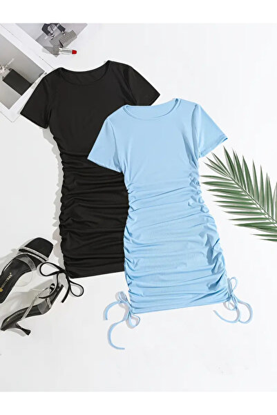 MANCY Rochie din 2 piese cu mâneci scurte