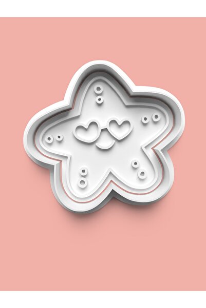 AKTASTORE قالب كوكيز نجم البحر اللطيف وقالب عجينة السكر