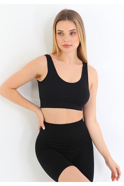 murays Form Angel 3 Piece Women's Thick Strap Padded Crop Bustier