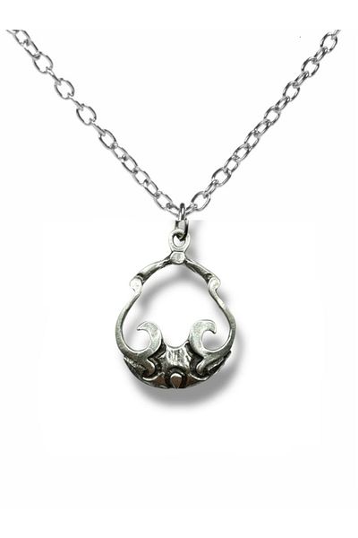 Herşey Nota Tribal Patterned Unisex Necklace – 60 cm Chain, Ethnic and Unconventional Design