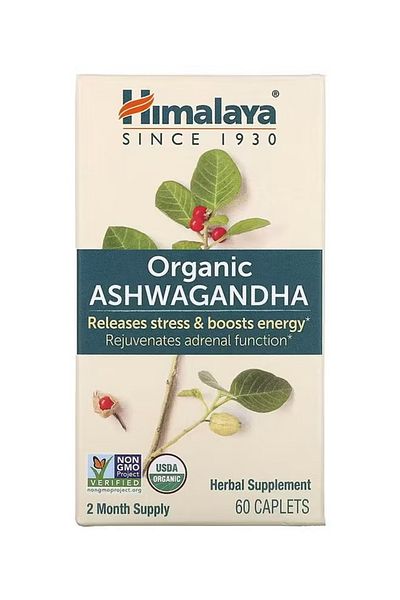 Himalaya Ashwagandha Herbal Supplement - 60 Capsules