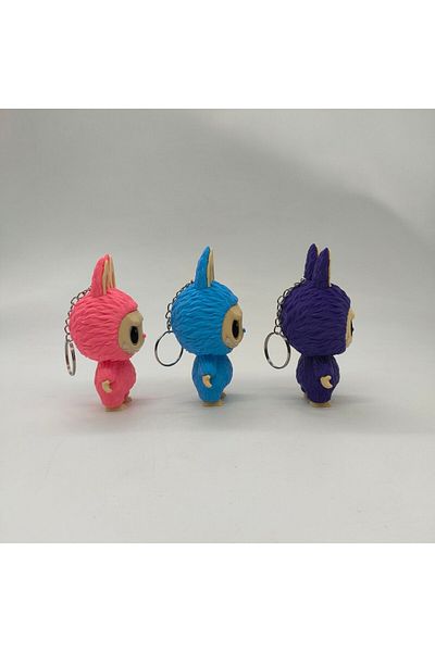 vaiflagy Set of 3 Bag and Keychain Labubu Figure