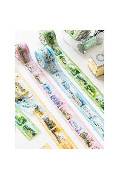 İthal H2-2M Film Landscape Pet Tape - Color: Blue