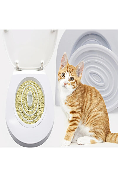 Askımo Kedi Kumu Kabı Klozet Aparatı Citi Kitty Tuvaleti Eğitim Seti Alıştırm...