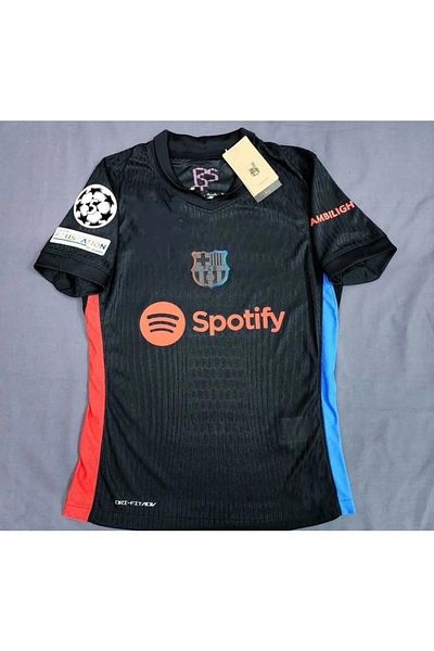 After Party F.C B.A.R.C.E.L.O.N.A 2024/25 New Season No Name Away Jersey (Black) Vs Sports Singlet