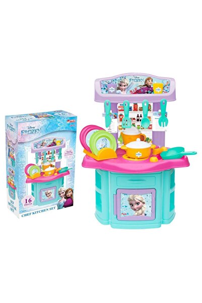 NEWBRENDHOME Öğretici Eğitici Oyuncaklar 03565 Dede Frozen Şef Mutfak Kız Erk...