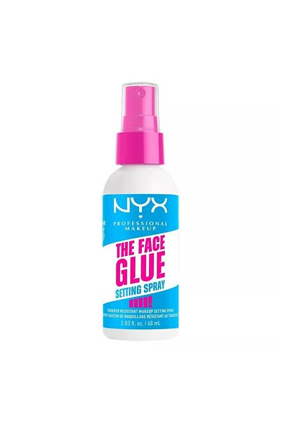 NYX The Magic Primer and Makeup Fixing Spray Set is designed to set makeup and give it a natural, radiant finish.