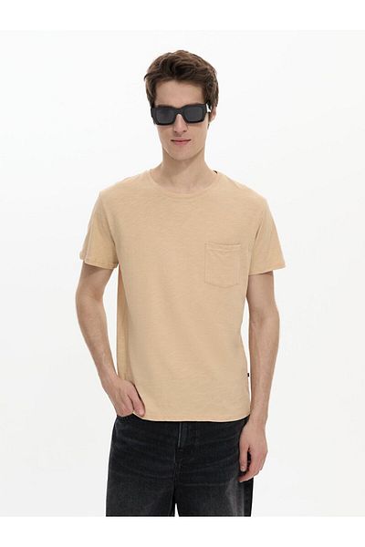 Ltb Beige Men's T-Shirt