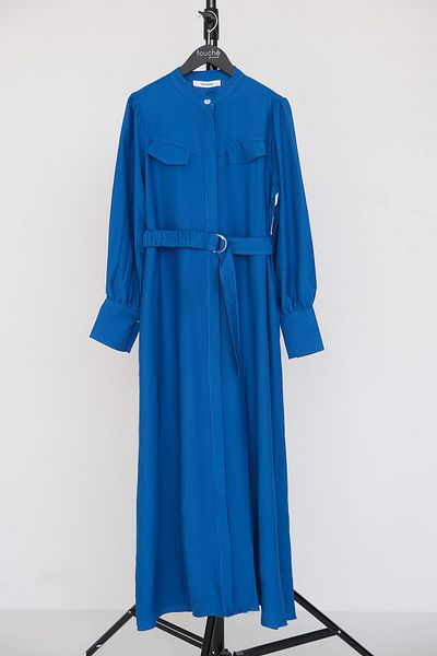 Touché Privé Belted Viscosa Dress