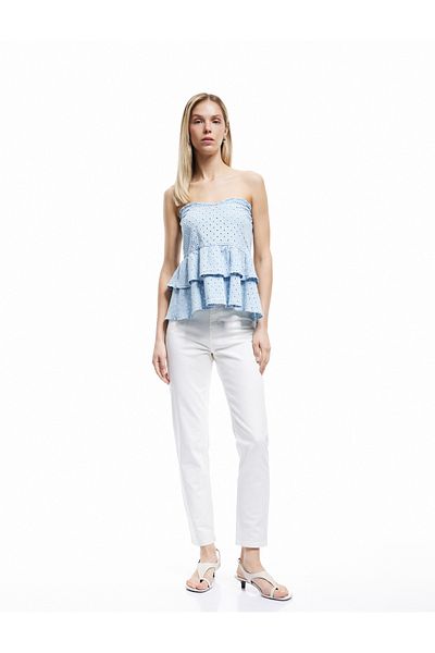 Koton New Season High Waist Denim Trousers Skinny Leg - Carmen Jeans