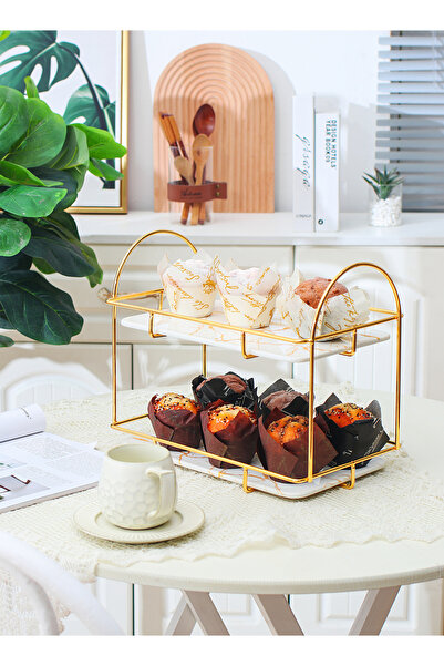 sharpdo Simple Modern Metal Table Rack Household Multi-Purpose Storage Rack Ornaments