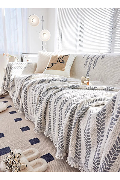 sharpdo New Double-Sided Chenille Sofa Cover, Chenille Double-Sided Sofa Cover