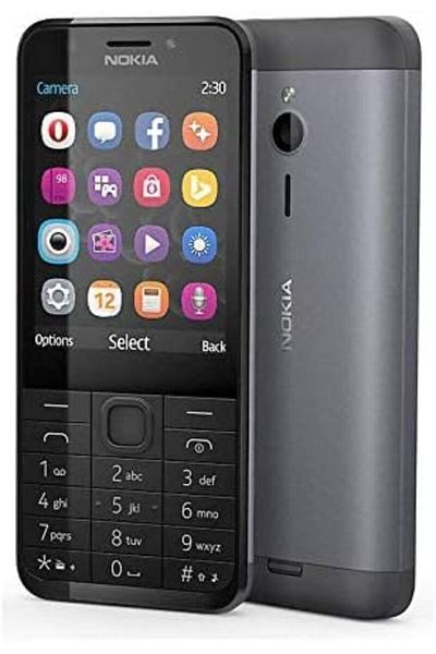 Nokia 230 (Dual SIM, Black)