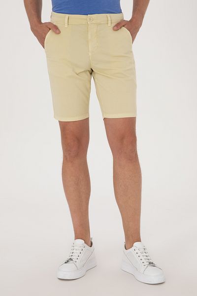 U.S. Polo Assn. شورت منسوج كاكي فاتح للرجال 50299183-VR183