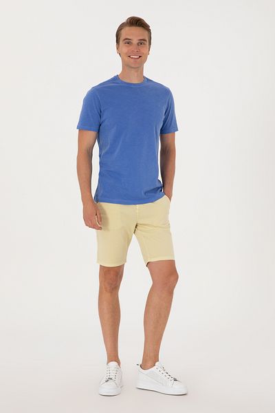 U.S. Polo Assn. شورت منسوج كاكي فاتح للرجال 50299183-VR183