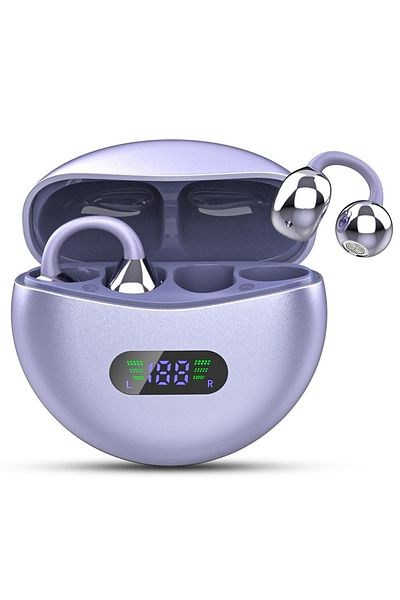 Generic Open-Ear Earbuds Clip-On Earphones Wireless Headphones Lightweight Comfort Bluetooth 5.4 LED Display