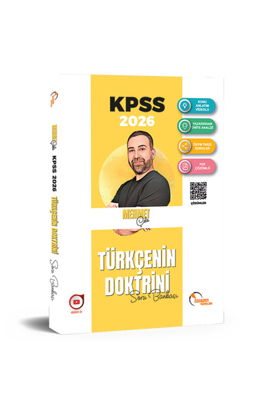 Doktrin Yayınları 2026 KPSS Türkçenin Doktrini Soru Bankası Çözümlü / Mehmet Çele / Doktrin Yayınları