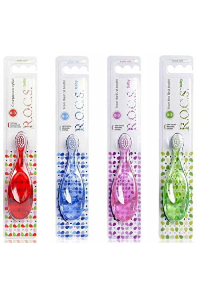 Belle Fusion BFS .فرشاة أسنان بيبي فائقة النعومة للأعمار من 0 إلى 3 سنوات