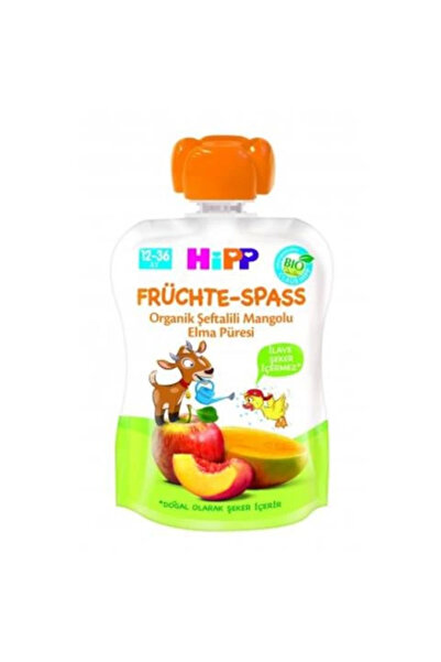 Belle Fusion بي إف إس بي هريس التفاح والمانجو والخوخ العضوي 100 جرام