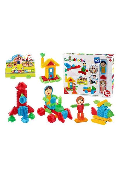 DEDE Bfs Nessiworld 03315 Cactus Blocks 100 Pieces