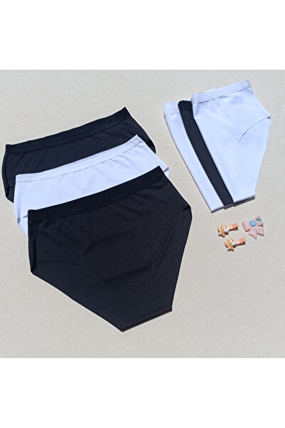 siyalife Chiloți de damă din Lycra, fără sudură, tăiat cu laser, fără marcaj, pachet de 6