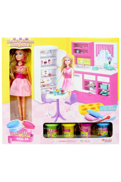 Belle Fusion مجموعة عجينة اللعب لمطبخ ليندا من بي أف إس