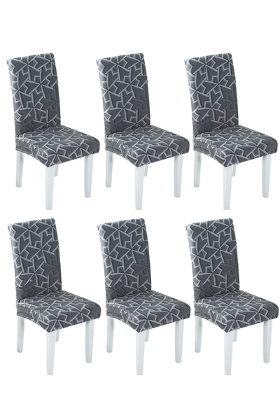 sharpdo Simple 6-piece Stretch Chair Cover