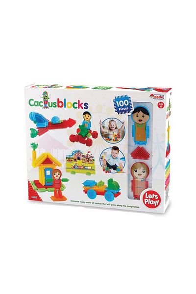 DEDE Bfs Nessiworld 03315 Cactus Blocks 100 Pieces