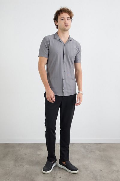 Fulla Moda Βασικό ριγέ πουκάμισο
