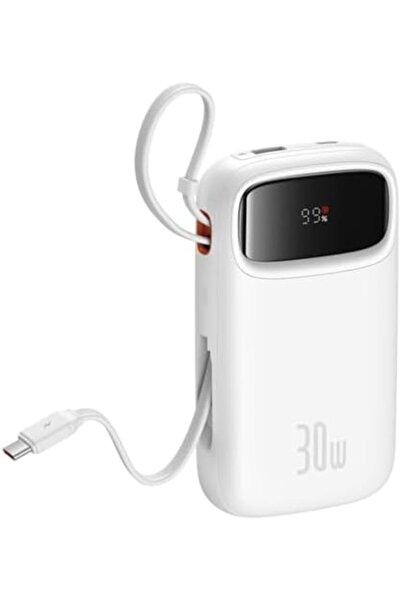 Baseus بنك طاقة Qpow2 من النوع C بسعة 20000 مللي أمبير/ساعة مع كابلين USB C م...