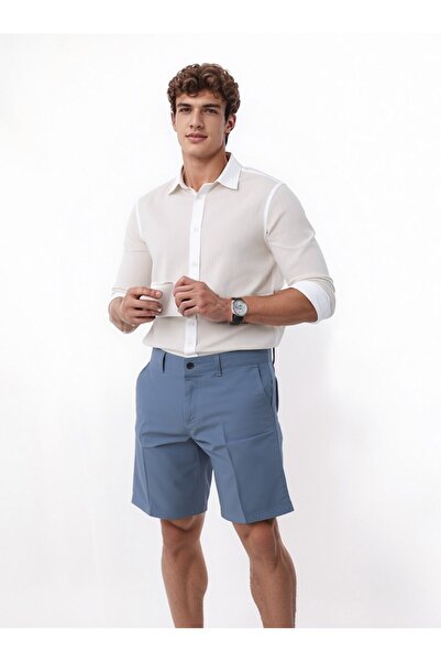 Velvarde / SLIM SHORT/ AÇIK MAVİ