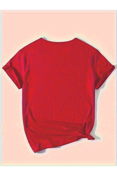 HOFFNUNG T Shirt for Women Heart Pulse Oversize Boy Breathable Off Shoulder T-Shirt