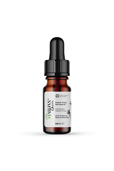 Marjan Organic Prickly Pear Oil 10ml – 100% Pure, Cold-Pressed – Glow, Firmne...