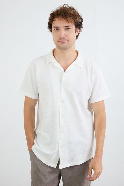 Fulla Moda Βασικό πουκάμισο με κουμπιά