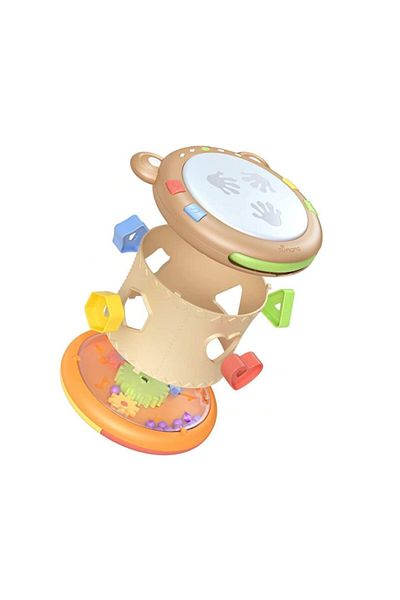 tumama Interactive Toy 3in1 Tumama® with Drum, Educational Cube and Maze, for Kids and Babies, Sounds and