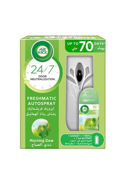 Air Wick Freshmatic Autospray Kit Morning Dew Scent 250 ml