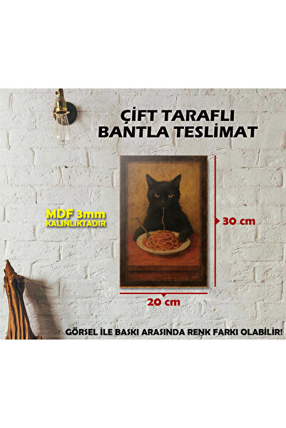 Borambalaj Poster artistic cu pisica (20x30cm)