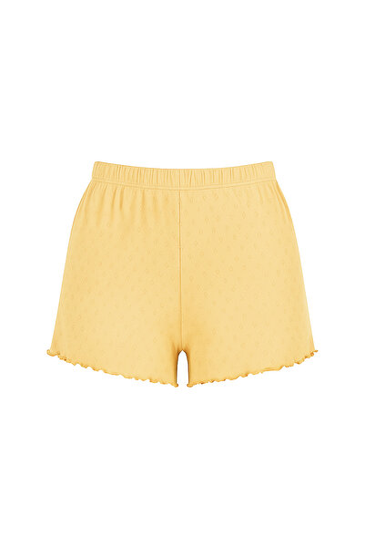 koza iç giyim Kadın Pamuklu İp Askılı Şort Takım