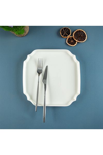 Aryıldız Lunar Square Serving Plate 22 cm