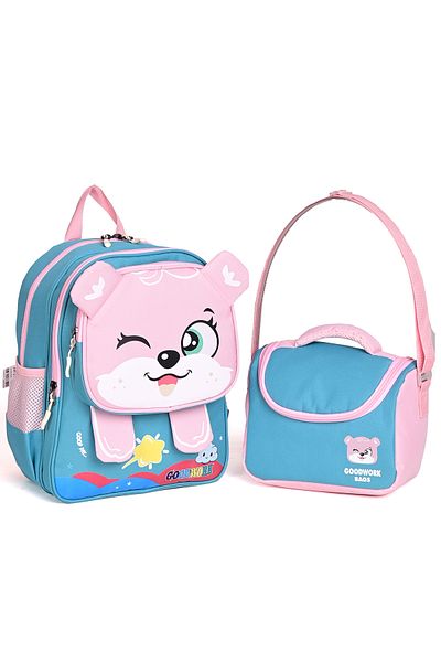 Wander 2's Kindergarten and 1St School and Lunch Bag Set for Grades – Cute Character Design