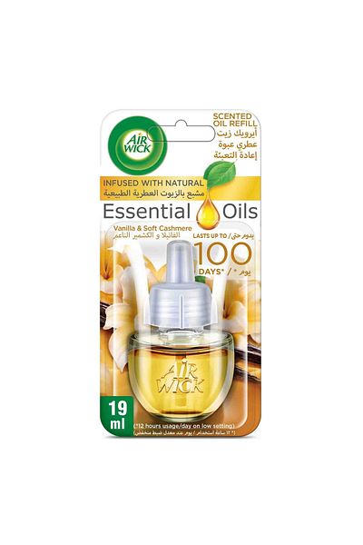 Air Wick Airwick Electrical Plug In Diffuser Refill Vanilla & Soft Cashmere 19 ml