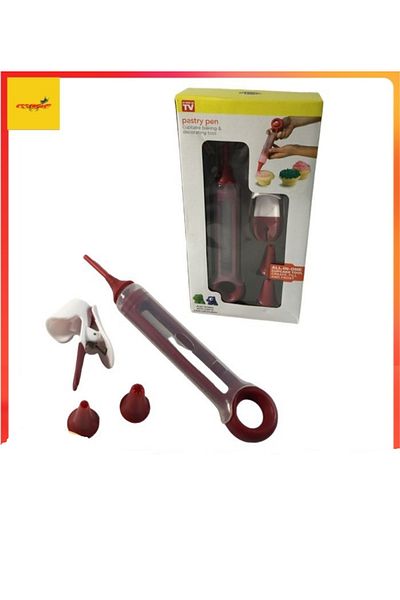 Generic A multi-purpose tool designed for decorating cupcakes and pastries.