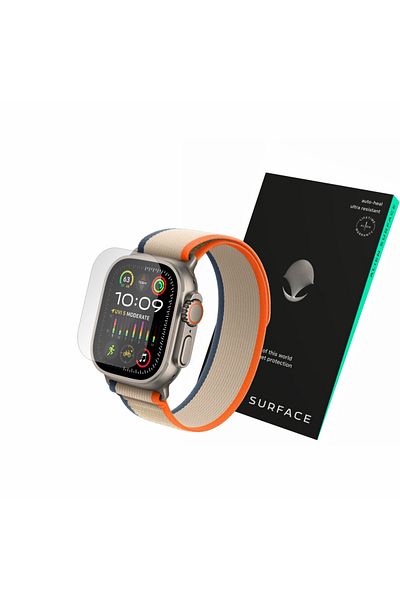 Alien Surface Screen protector 1+2 pieces for Apple Watch Ultra 2, 49mm