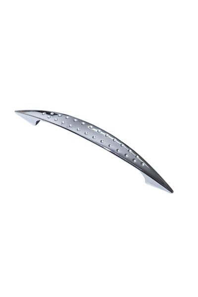 prokarpfishig Mâner metalic model Noktali, 96 mm, finisaj cromat lucios