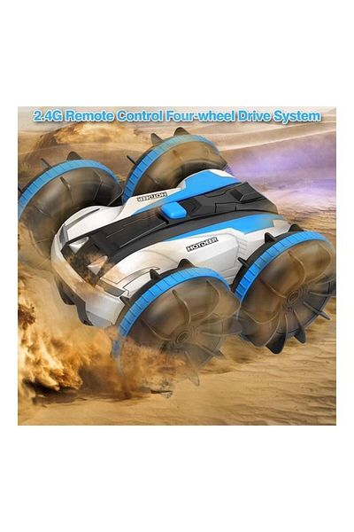 COOYA Amphibious RC Car – 4WD Remote Control Stunt Car | 360° Flips, Waterproof, Double-Sided Driving